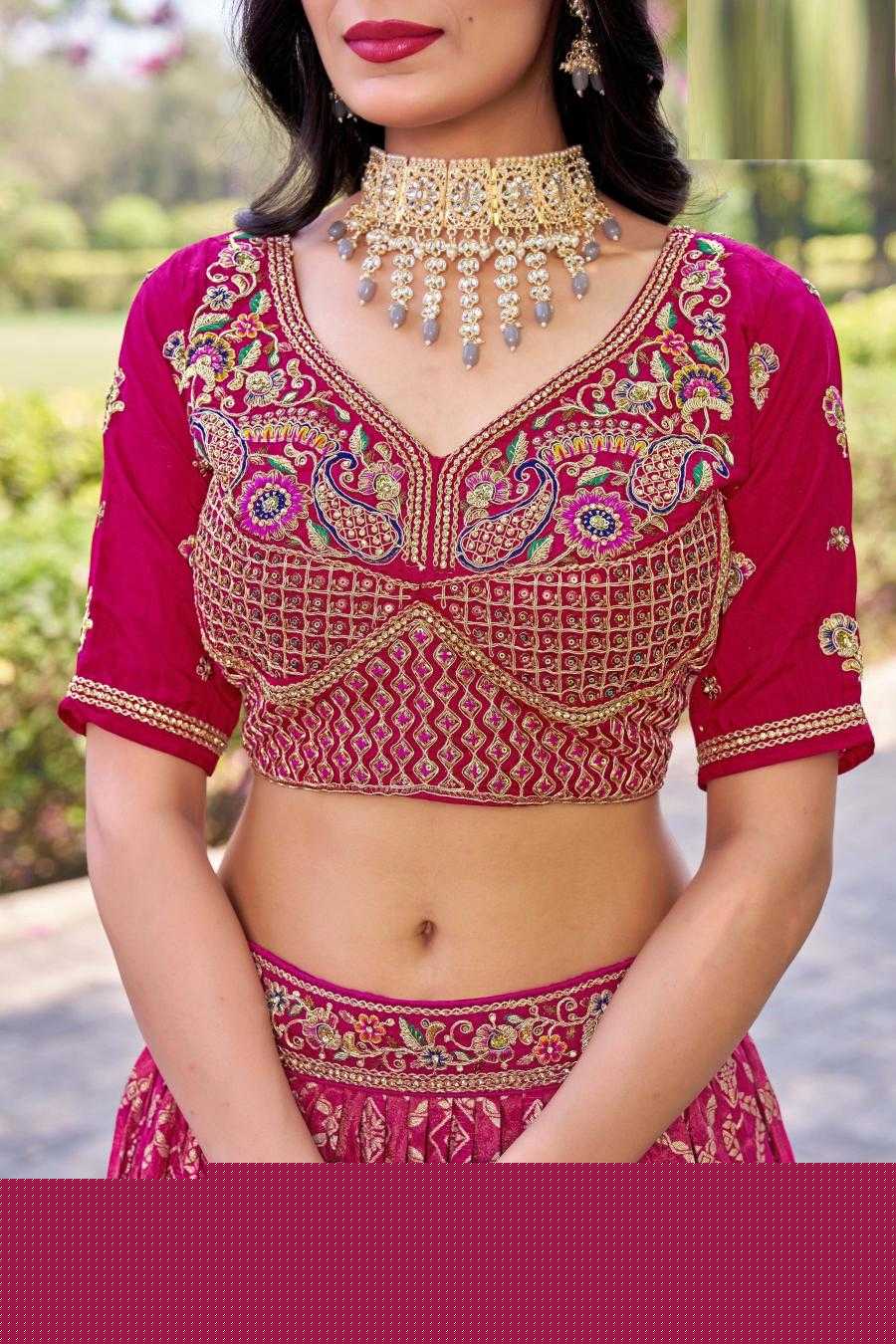 Banarasi Soft Silk RIN197 Naseehat-2695 Lehengas Wedding Collections Festive Collections Wholesale Designer Lehenga Silk Lehenga Banarasi Lehenga
