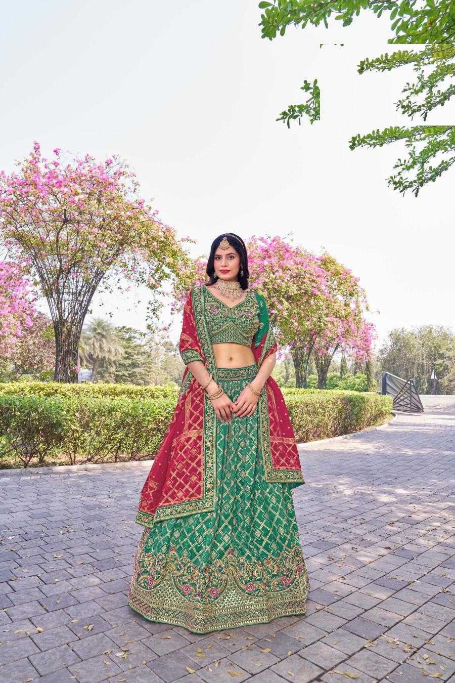 Banarasi Soft Silk RIN197 Naseehat-2695 Lehengas Wedding Collections Festive Collections Wholesale Designer Lehenga Silk Lehenga Banarasi Lehenga