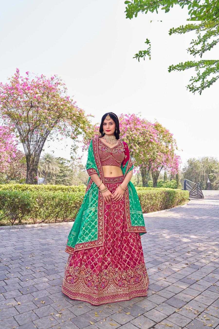 Banarasi Soft Silk RIN197 Naseehat-2695 Lehengas Wedding Collections Festive Collections Wholesale Designer Lehenga Silk Lehenga Banarasi Lehenga
