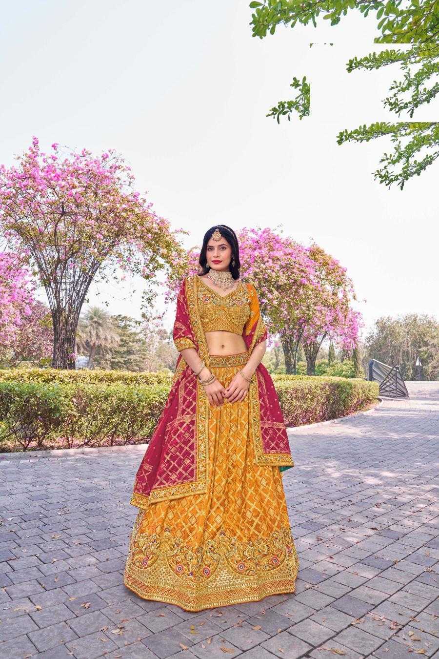 Banarasi Soft Silk RIN197 Naseehat-2695 Lehengas Wedding Collections Festive Collections Wholesale Designer Lehenga Silk Lehenga Banarasi Lehenga