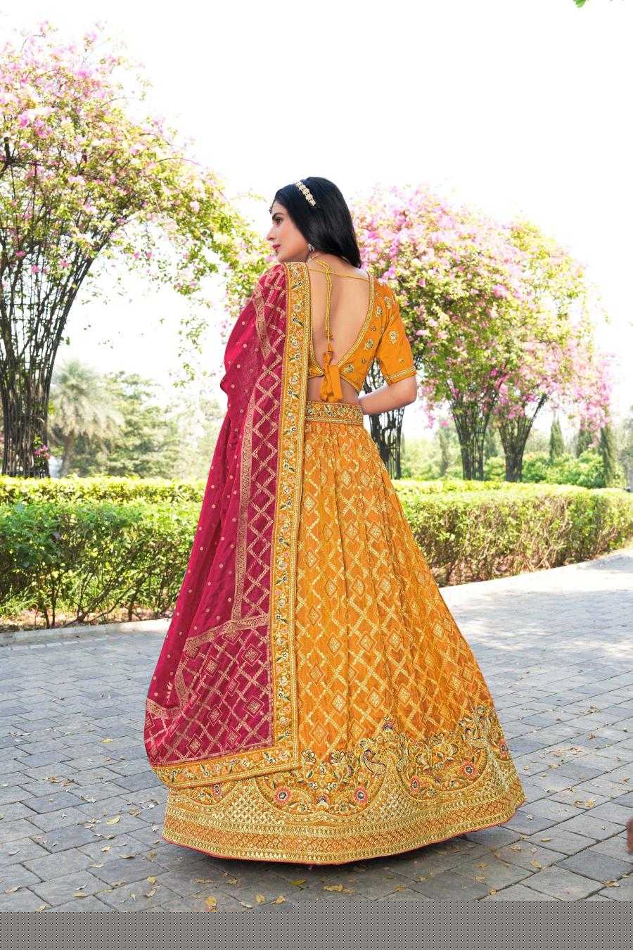 Banarasi Soft Silk RIN197 Naseehat-2695 Lehengas Wedding Collections Festive Collections Wholesale Designer Lehenga Silk Lehenga Banarasi Lehenga