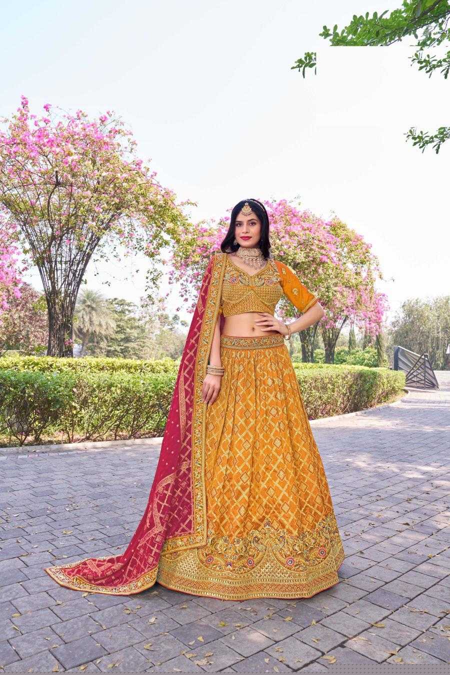 Banarasi Soft Silk RIN197 Naseehat-2695 Lehengas Wedding Collections Festive Collections Wholesale Designer Lehenga Silk Lehenga Banarasi Lehenga