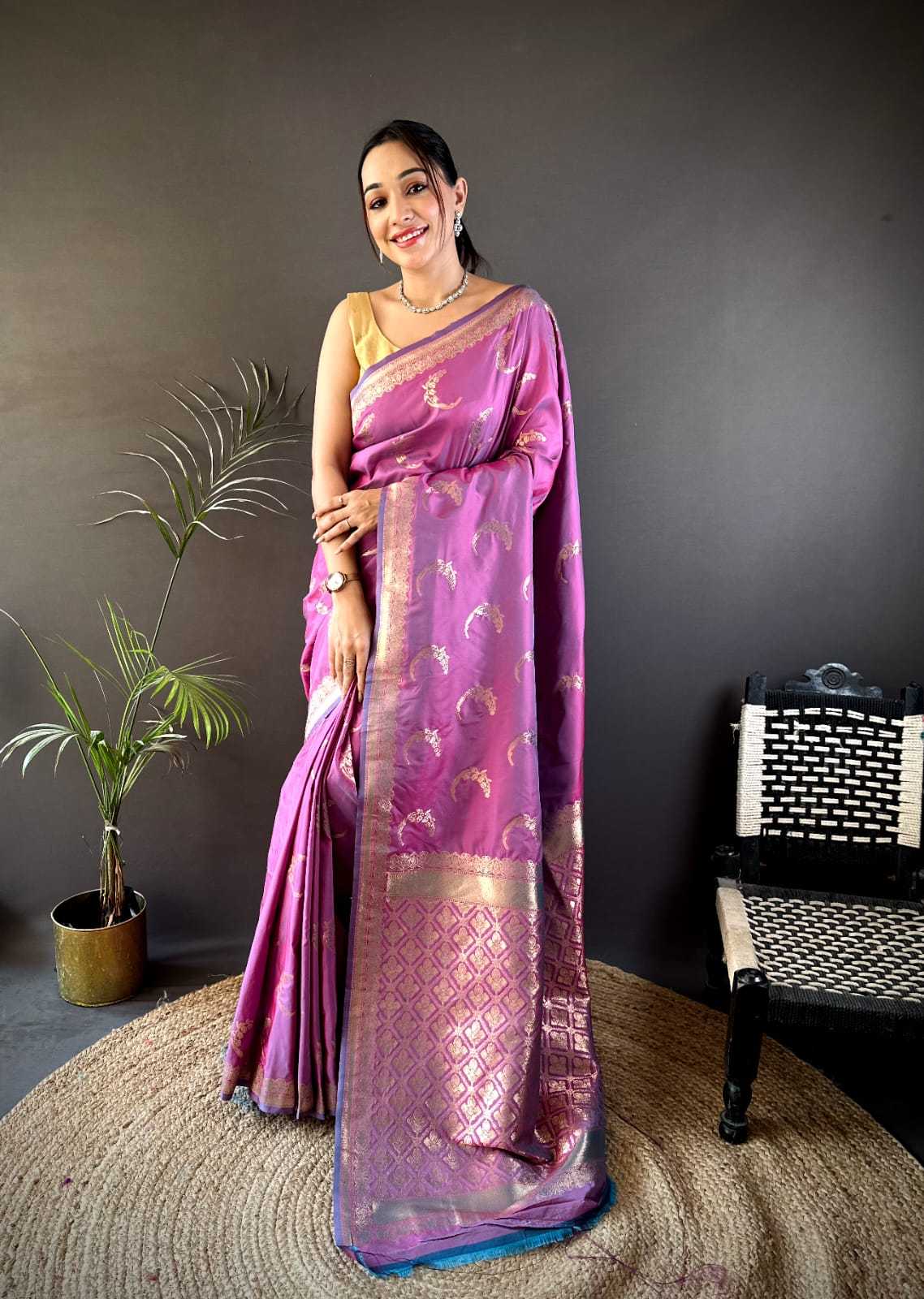 Banarasi Soft Silk RIN209 Noor Silk Sarees Wholesale Banarasi Silk Sarees Traditional Silk Sarees
