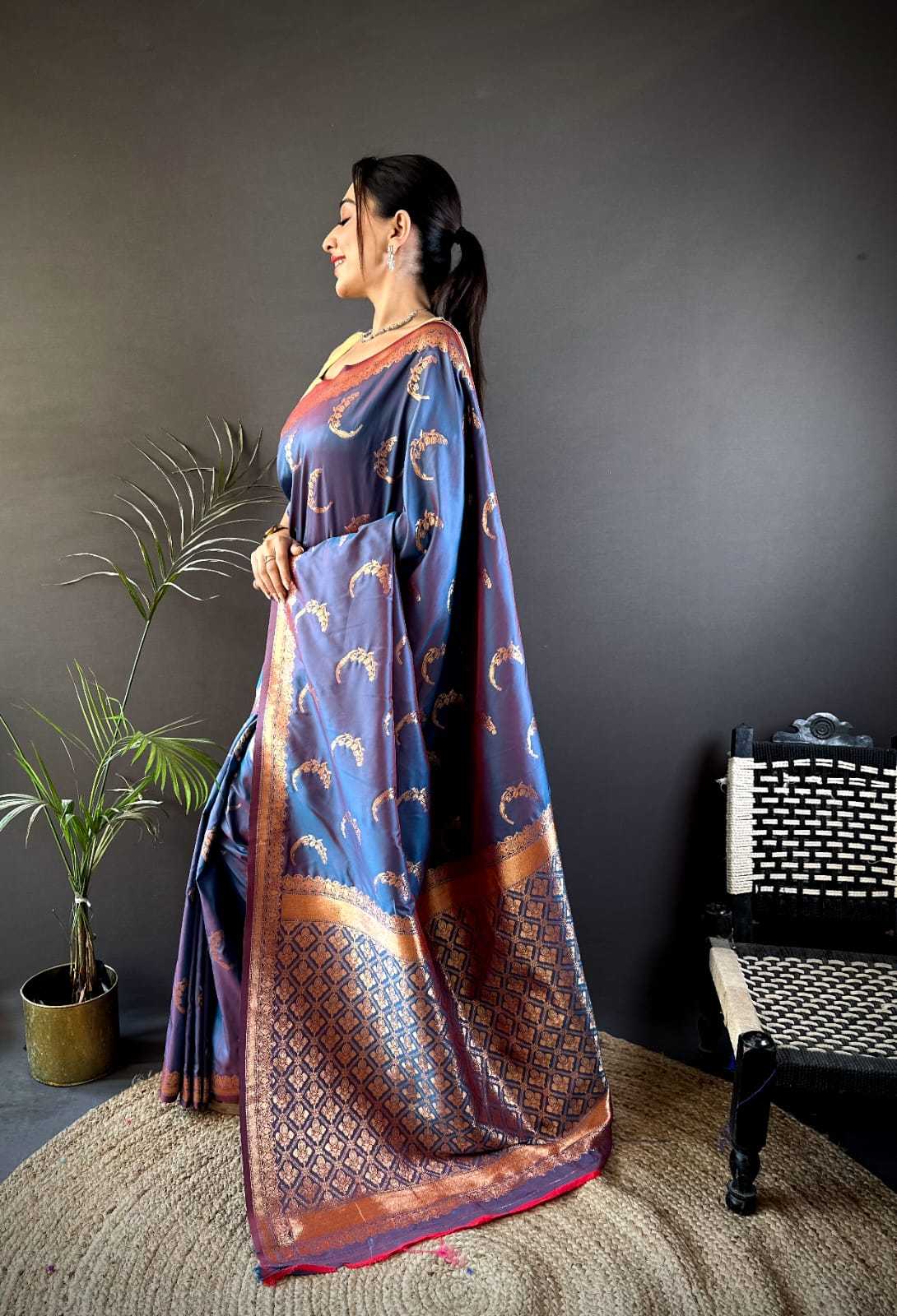Banarasi Soft Silk RIN209 Noor Silk Sarees Wholesale Banarasi Silk Sarees Traditional Silk Sarees