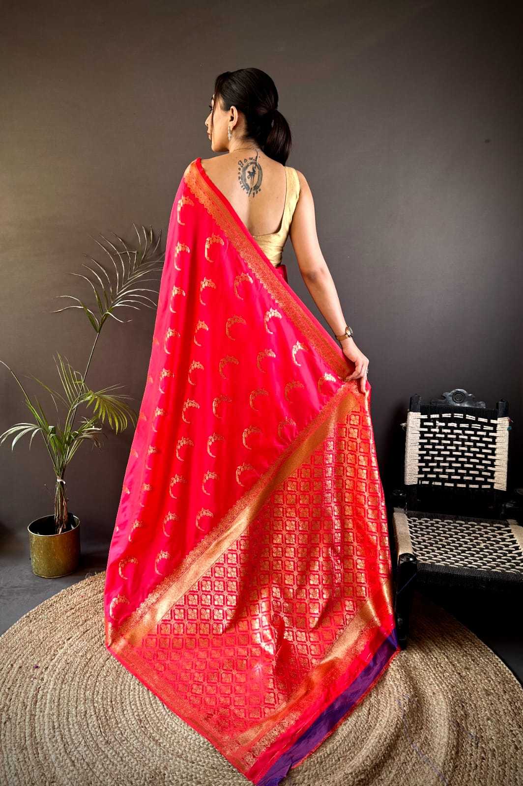 Banarasi Soft Silk RIN209 Noor Silk Sarees Wholesale Banarasi Silk Sarees Traditional Silk Sarees