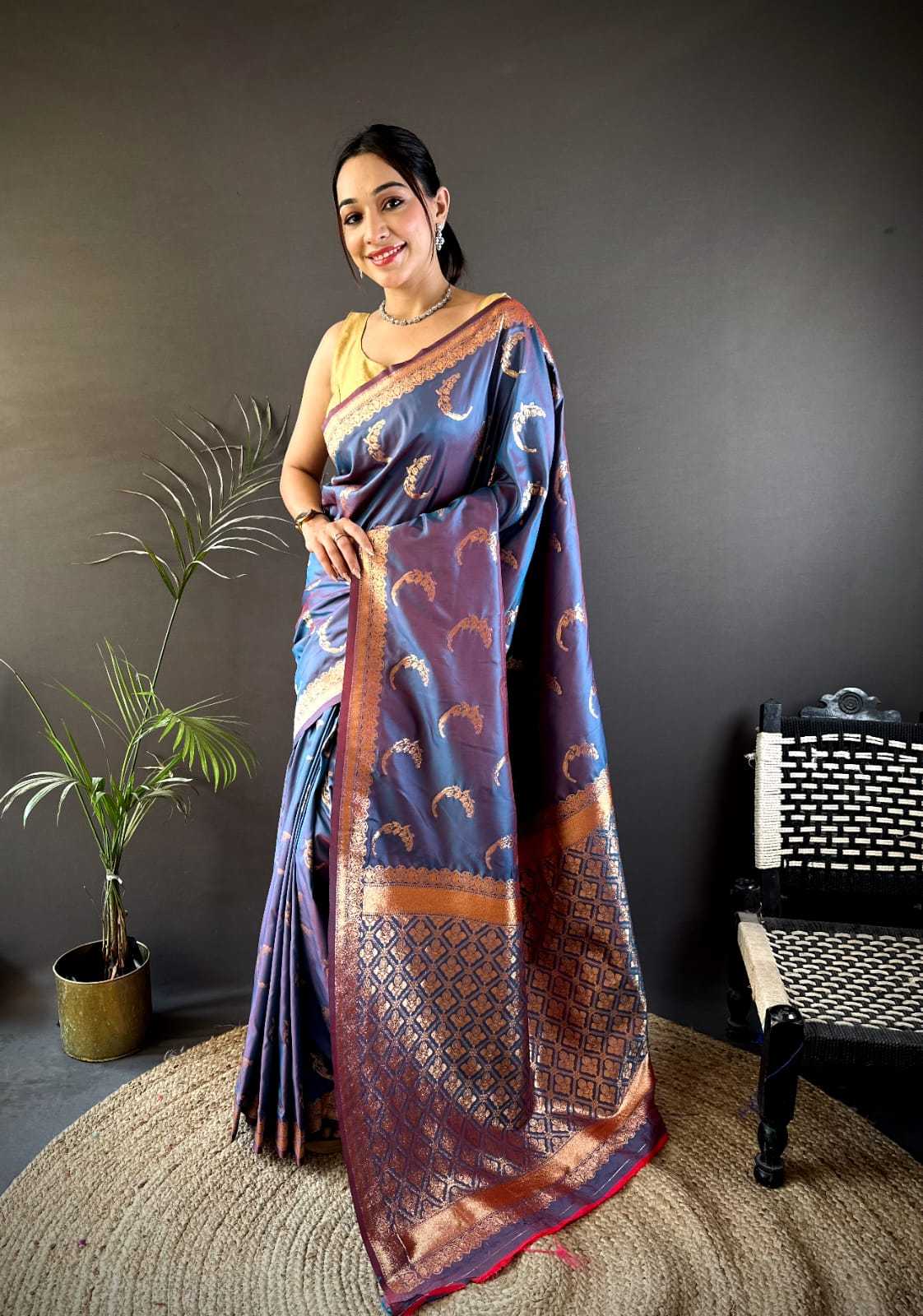 Banarasi Soft Silk RIN209 Noor Silk Sarees Wholesale Banarasi Silk Sarees Traditional Silk Sarees