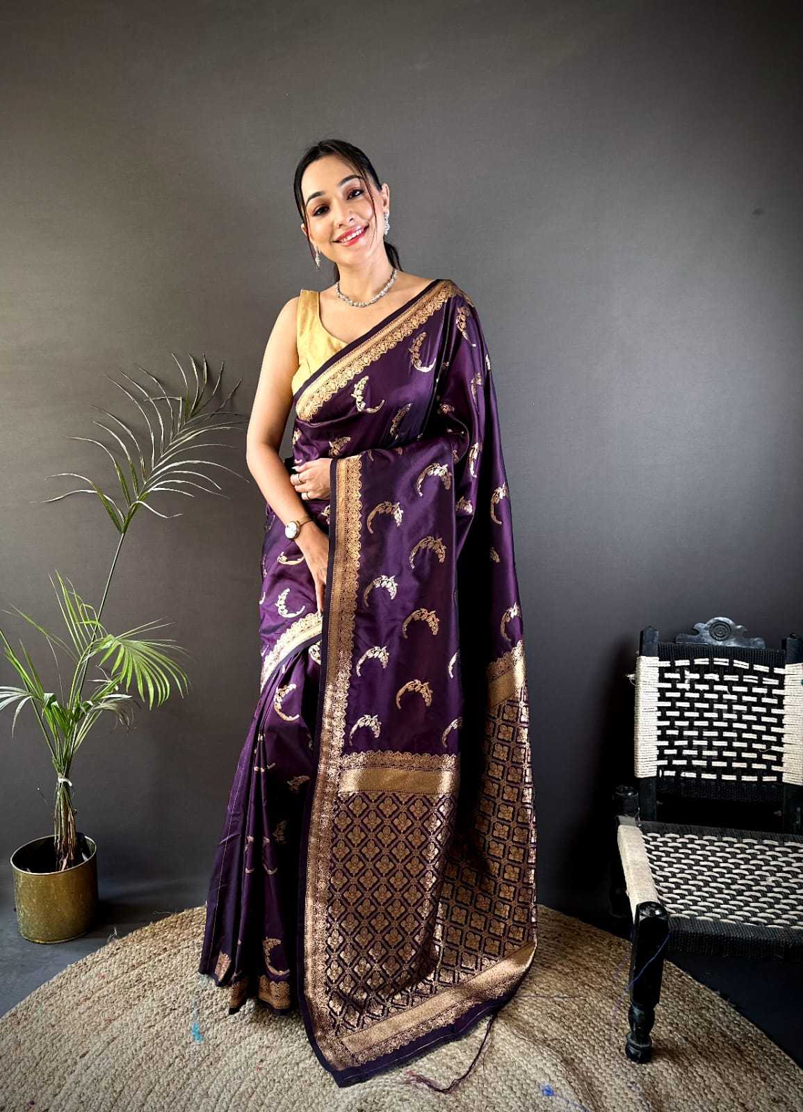 Banarasi Soft Silk RIN209 Noor Silk Sarees Wholesale Banarasi Silk Sarees Traditional Silk Sarees