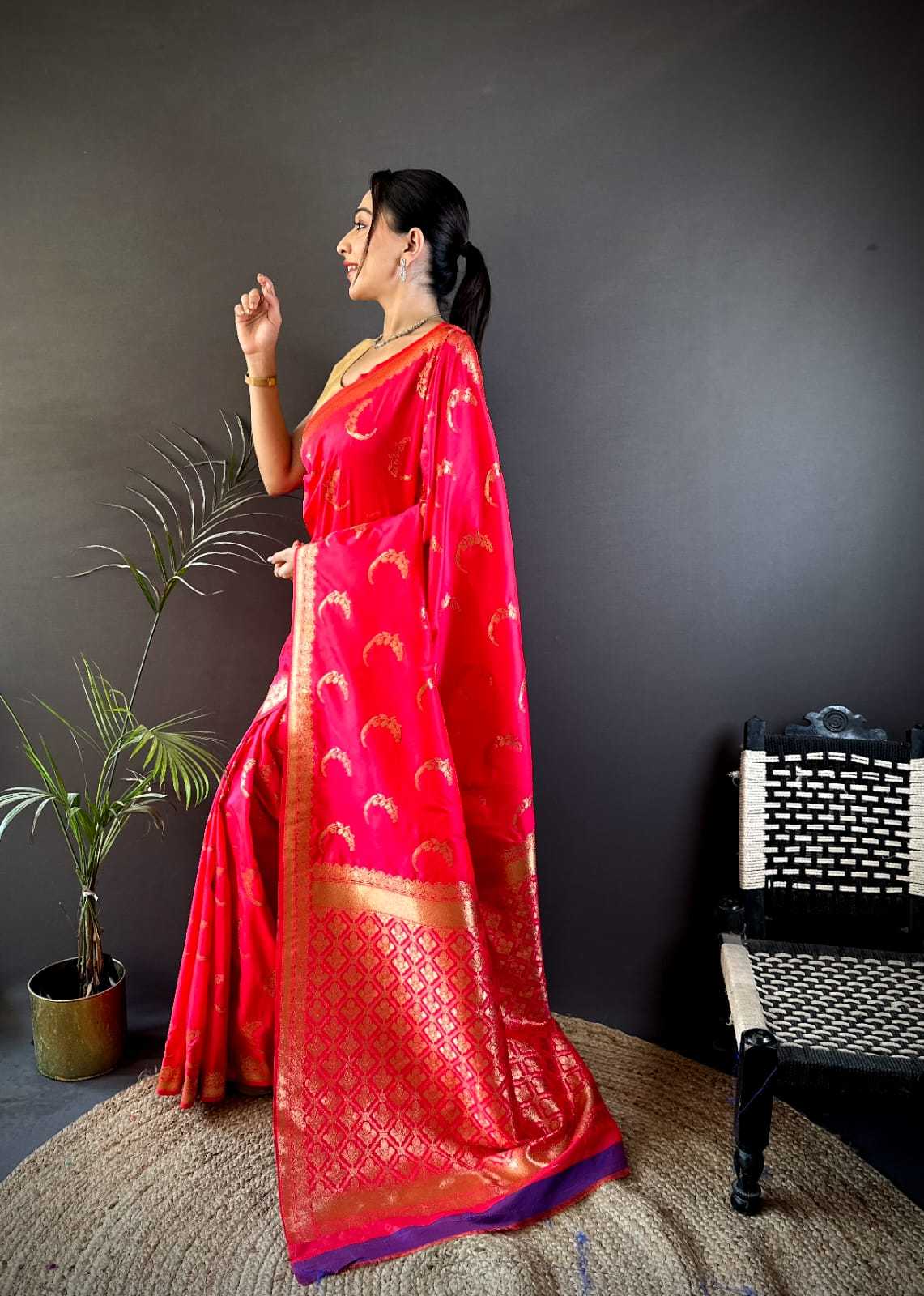 Banarasi Soft Silk RIN209 Noor Silk Sarees Wholesale Banarasi Silk Sarees Traditional Silk Sarees
