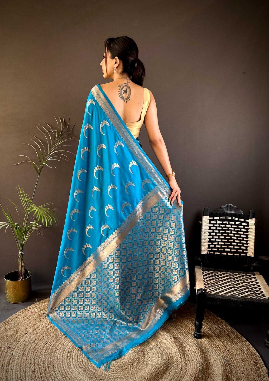 Banarasi Soft Silk RIN209 Noor Silk Sarees Wholesale Banarasi Silk Sarees Traditional Silk Sarees