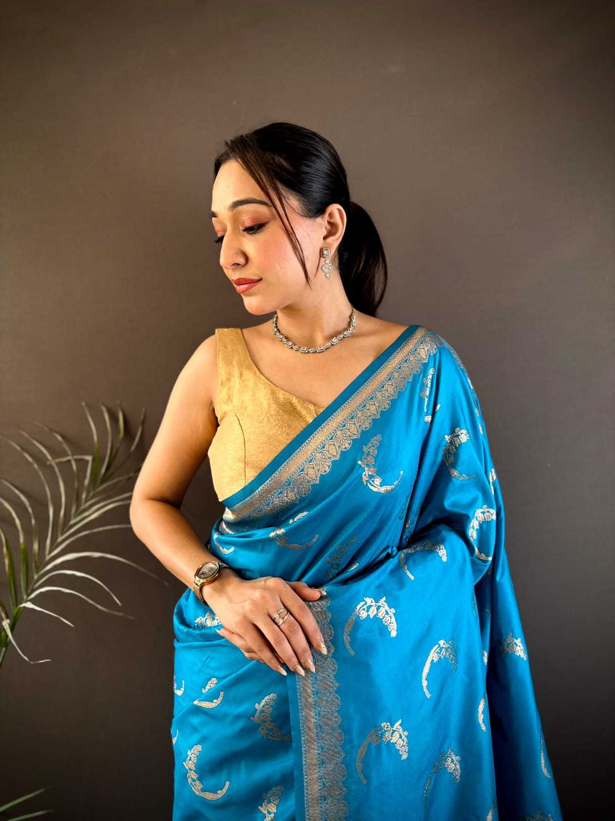 Banarasi Soft Silk RIN209 Noor Silk Sarees Wholesale Banarasi Silk Sarees Traditional Silk Sarees