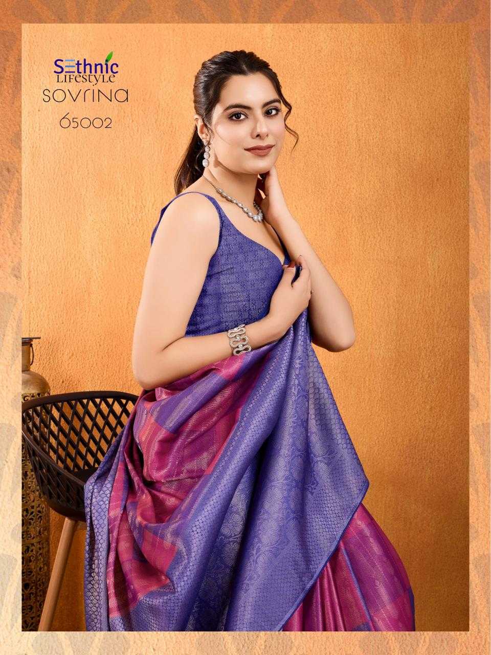 Brocade KESH416 Sethnic-Sovrina Silk Sarees Wedding Collections Festive Collections Wholesale Brocade Sarees Party Wear Silk Sarees Designer Silk Sarees