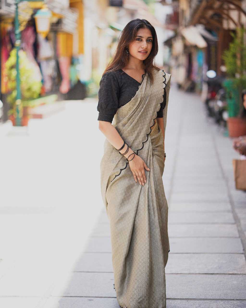 Cotton RIN197 7105 Sarees Wholesale Fancy Sarees Cutwork Saree Cotton Sarees Office Wear Sarees