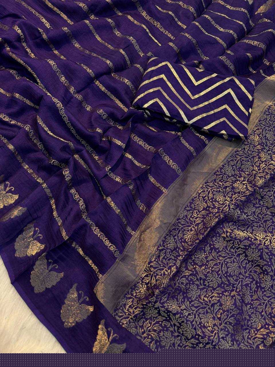 Dola Silk Pure Viscos RIN124 BUTTERFLY Sarees Silk Sarees Wedding Collections Wholesale Dola Silk Sarees Viscose Saree After-Party Outfits Cocktail Party Outfits