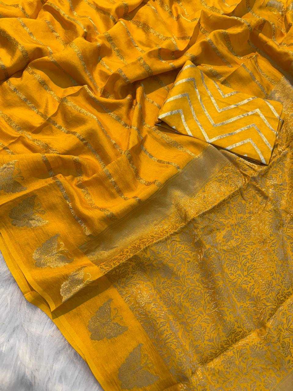 Dola Silk Pure Viscos RIN124 BUTTERFLY Sarees Silk Sarees Wedding Collections Wholesale Dola Silk Sarees Viscose Saree After-Party Outfits Cocktail Party Outfits