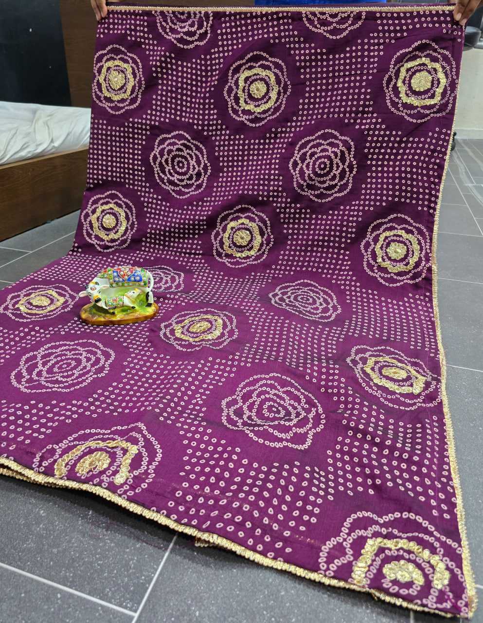 Dola Silk RIN128 209 Sarees Silk Sarees Festive Collections Wholesale Dola Silk Sarees Gota Work Saree Traditional Sarees