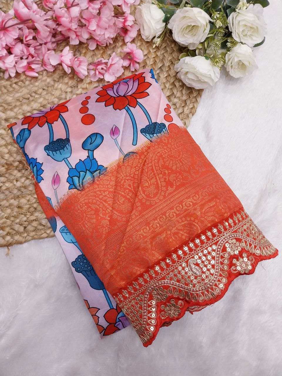 Dola Silk RIN171 - 434 Sarees Silk Sarees Wedding Collections Wholesale Printed Sarees Dola Silk Sarees Reception Outfits