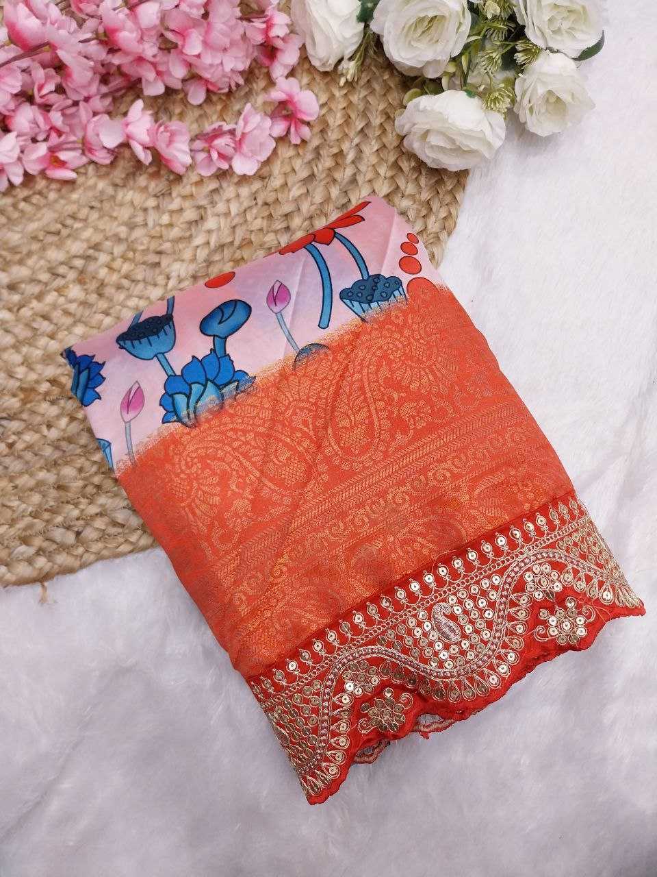 Dola Silk RIN171 - 434 Sarees Silk Sarees Wedding Collections Wholesale Printed Sarees Dola Silk Sarees Reception Outfits