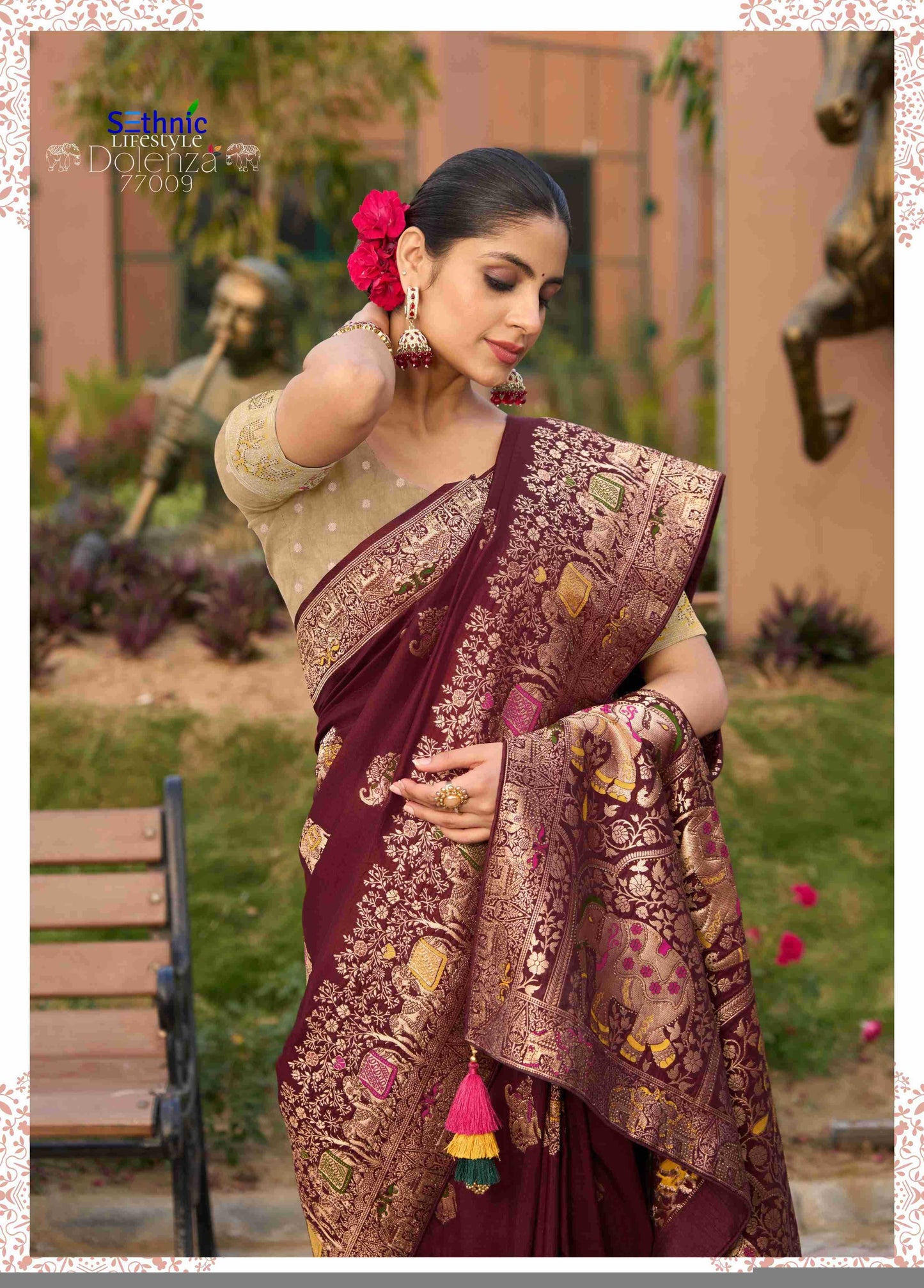 Dola Silk RIN197 2738 Silk Sarees Wholesale Dola Silk Sarees