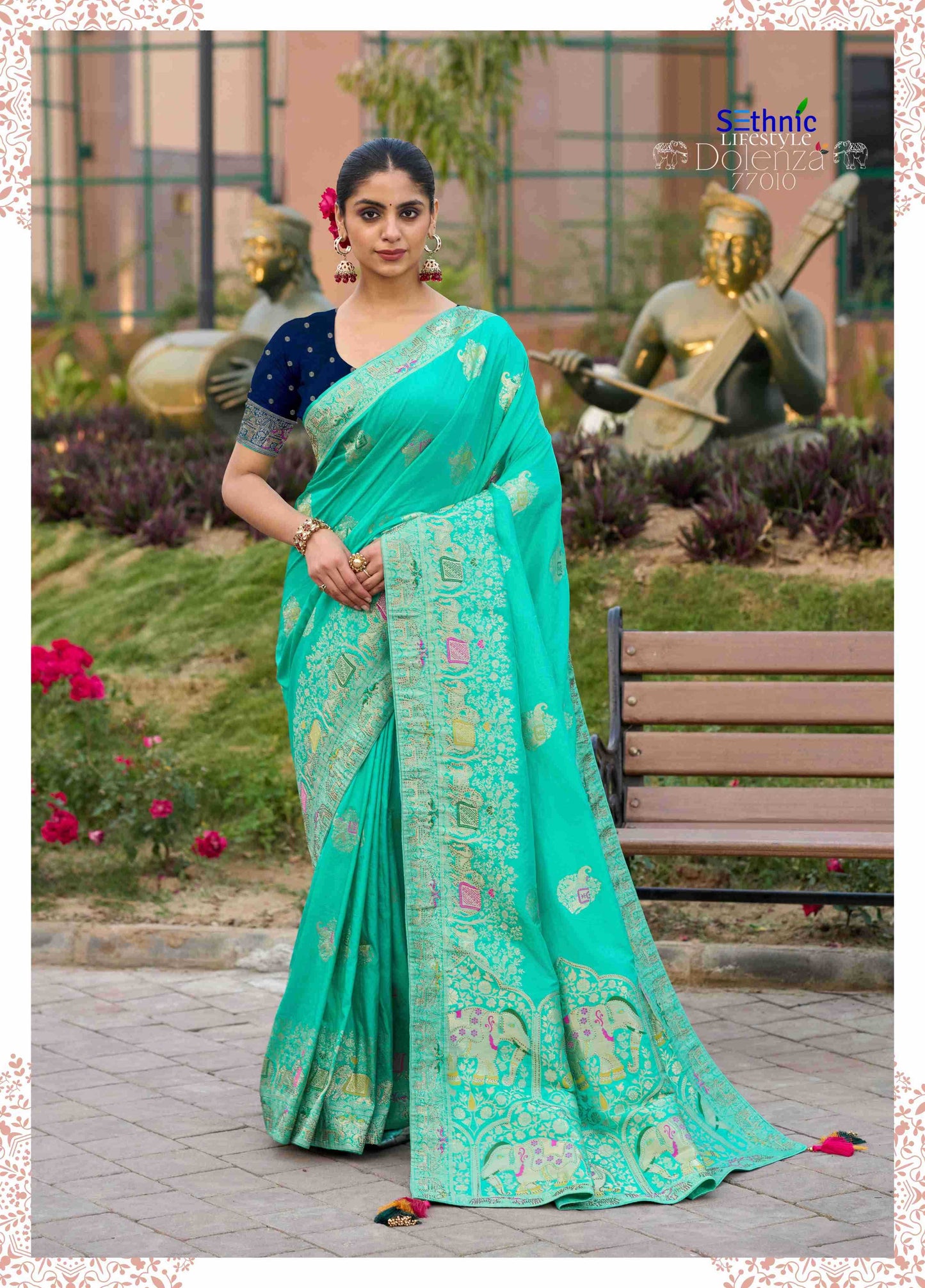 Dola Silk RIN197 2738 Silk Sarees Wholesale Dola Silk Sarees
