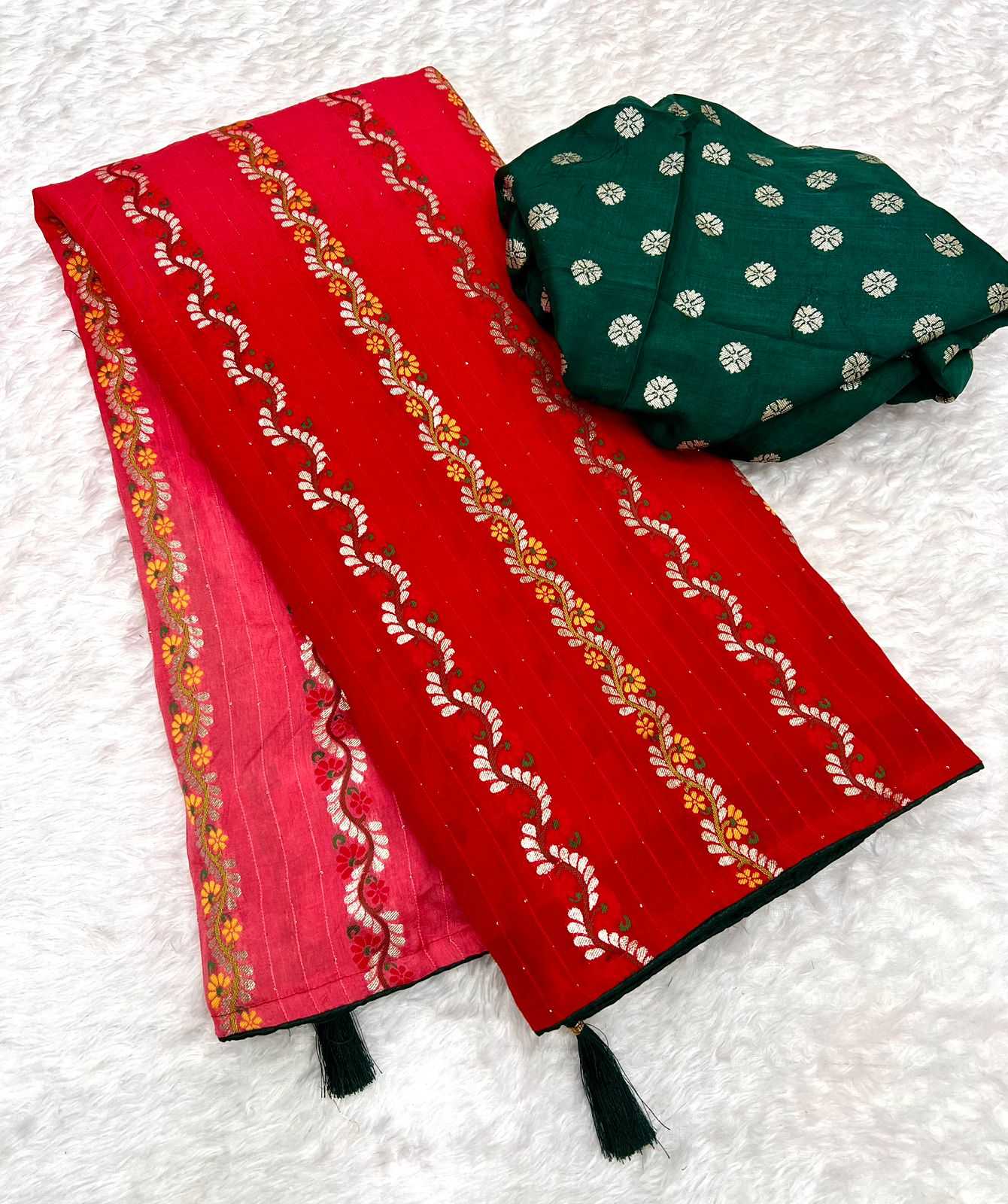 Dola Silk RIN199 SMH50 Silk Sarees Wholesale Dola Silk Sarees Soft Silk Sarees Designer Silk Sarees