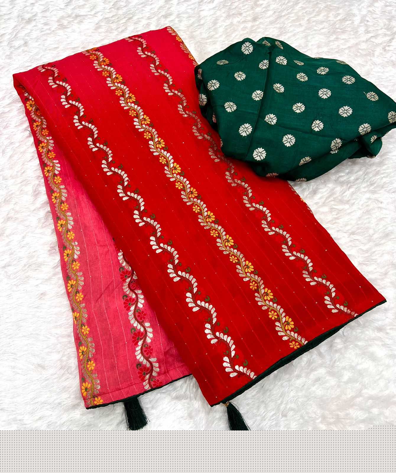 Dola Silk RIN199 SMH50 Silk Sarees Wholesale Dola Silk Sarees Soft Silk Sarees Designer Silk Sarees