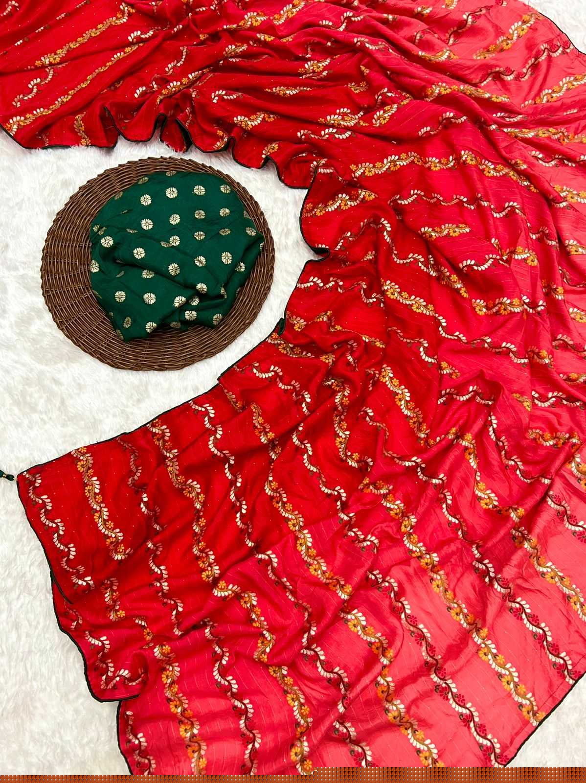 Dola Silk RIN199 SMH50 Silk Sarees Wholesale Dola Silk Sarees Soft Silk Sarees Designer Silk Sarees
