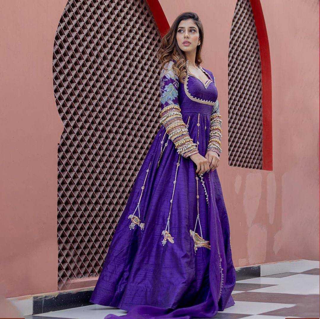 Georgette KESH492 1119 Gowns Wholesale Fancy Gowns Embroidery Gowns Anarkali Gown Party Gowns Long Gowns