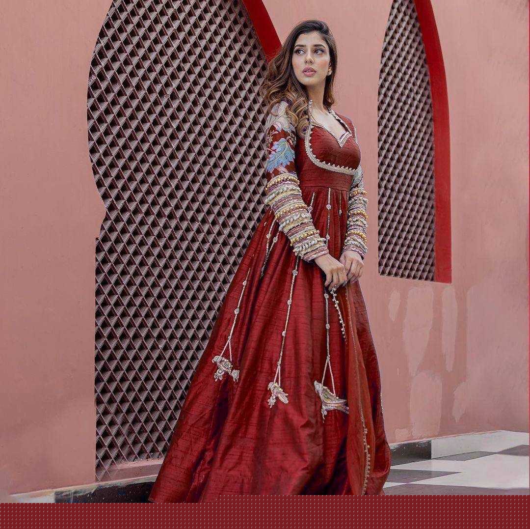 Georgette KESH492 1119 Gowns Wholesale Fancy Gowns Embroidery Gowns Anarkali Gown Party Gowns Long Gowns