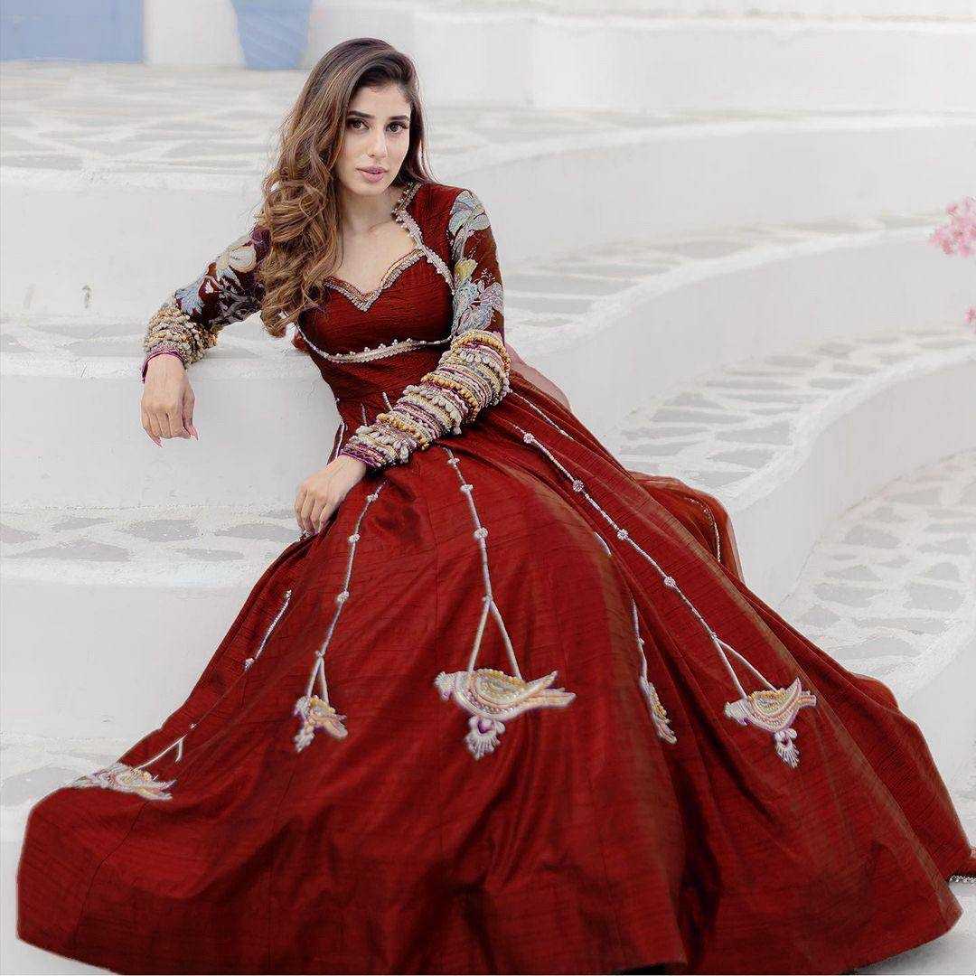 Georgette KESH492 1119 Gowns Wholesale Fancy Gowns Embroidery Gowns Anarkali Gown Party Gowns Long Gowns