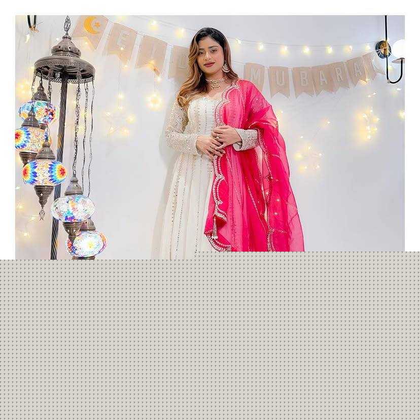Georgette KESH492 1224 Gowns Wholesale Embroidery Gowns Anarkali Gown Party Gowns Long Gowns Sequin Gowns
