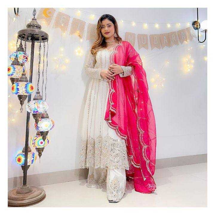 Georgette KESH492 1224 Gowns Wholesale Embroidery Gowns Anarkali Gown Party Gowns Long Gowns Sequin Gowns