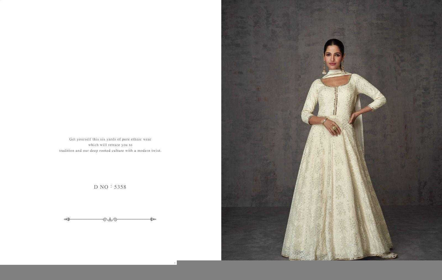 Georgette RIN197 SAYURI DESIGNER AMEENA Gowns Wholesale Printed Gowns Anarkali Gown Party Gowns Long Gowns