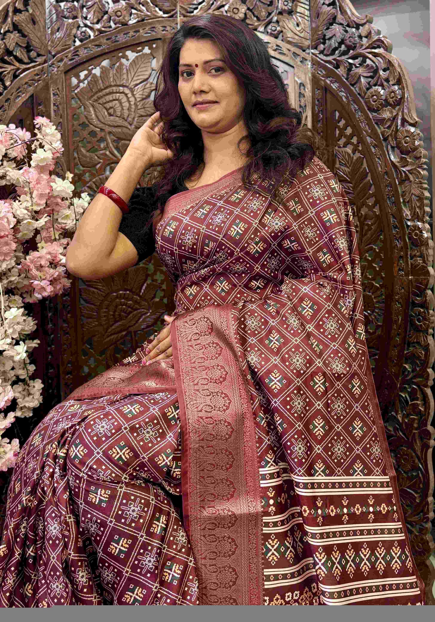 Kanjivaram Silk RIN145 MAHIRA Silk Sarees Wholesale Dola Silk Sarees Kanjeevaram Sarees Printed Silk Saree
