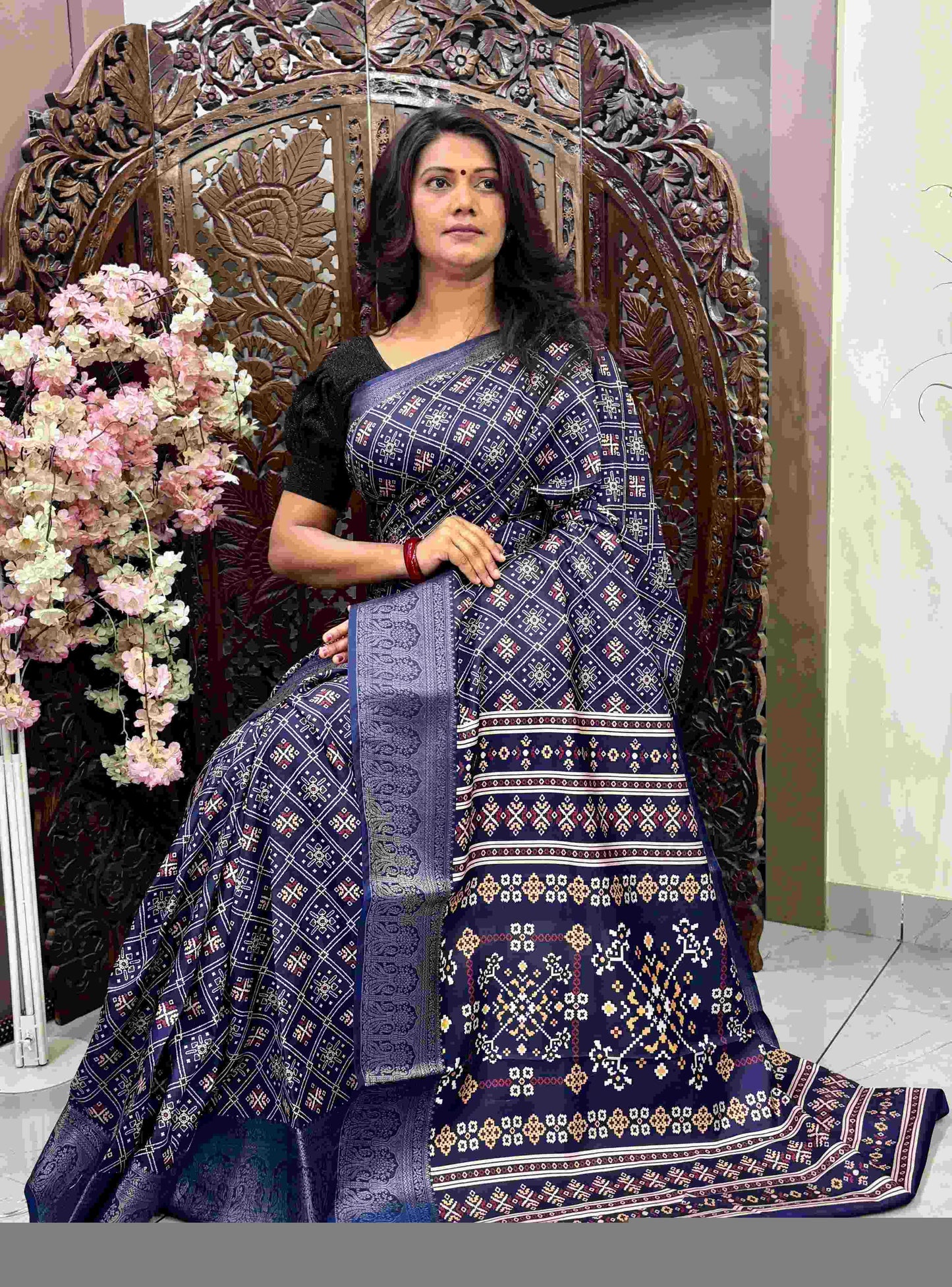 Kanjivaram Silk RIN145 MAHIRA Silk Sarees Wholesale Dola Silk Sarees Kanjeevaram Sarees Printed Silk Saree