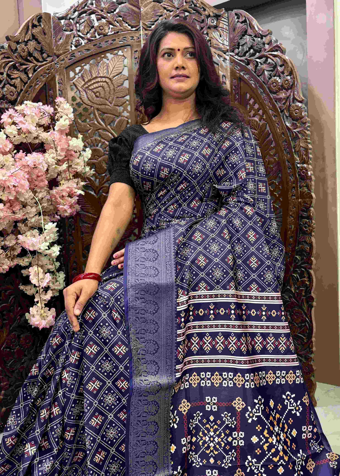 Kanjivaram Silk RIN145 MAHIRA Silk Sarees Wholesale Dola Silk Sarees Kanjeevaram Sarees Printed Silk Saree