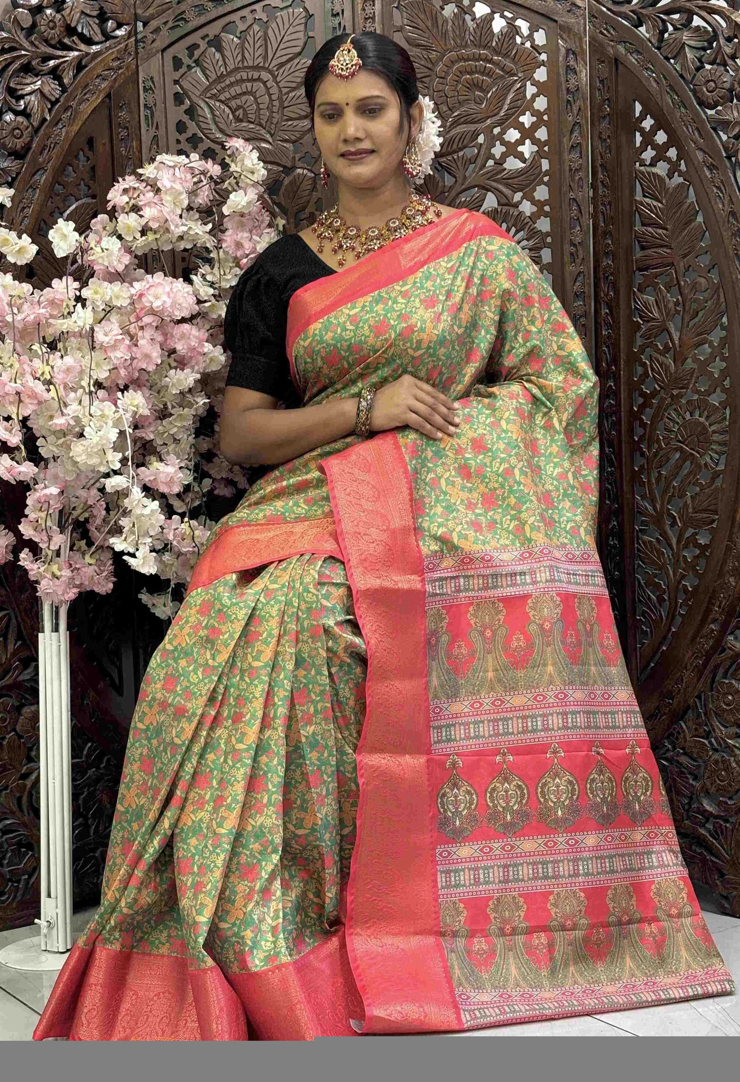 Kanjivaram Silk RIN145 SWARA Silk Sarees Wholesale Dola Silk Sarees Heavy Silk Sarees Kanjeevaram Sarees