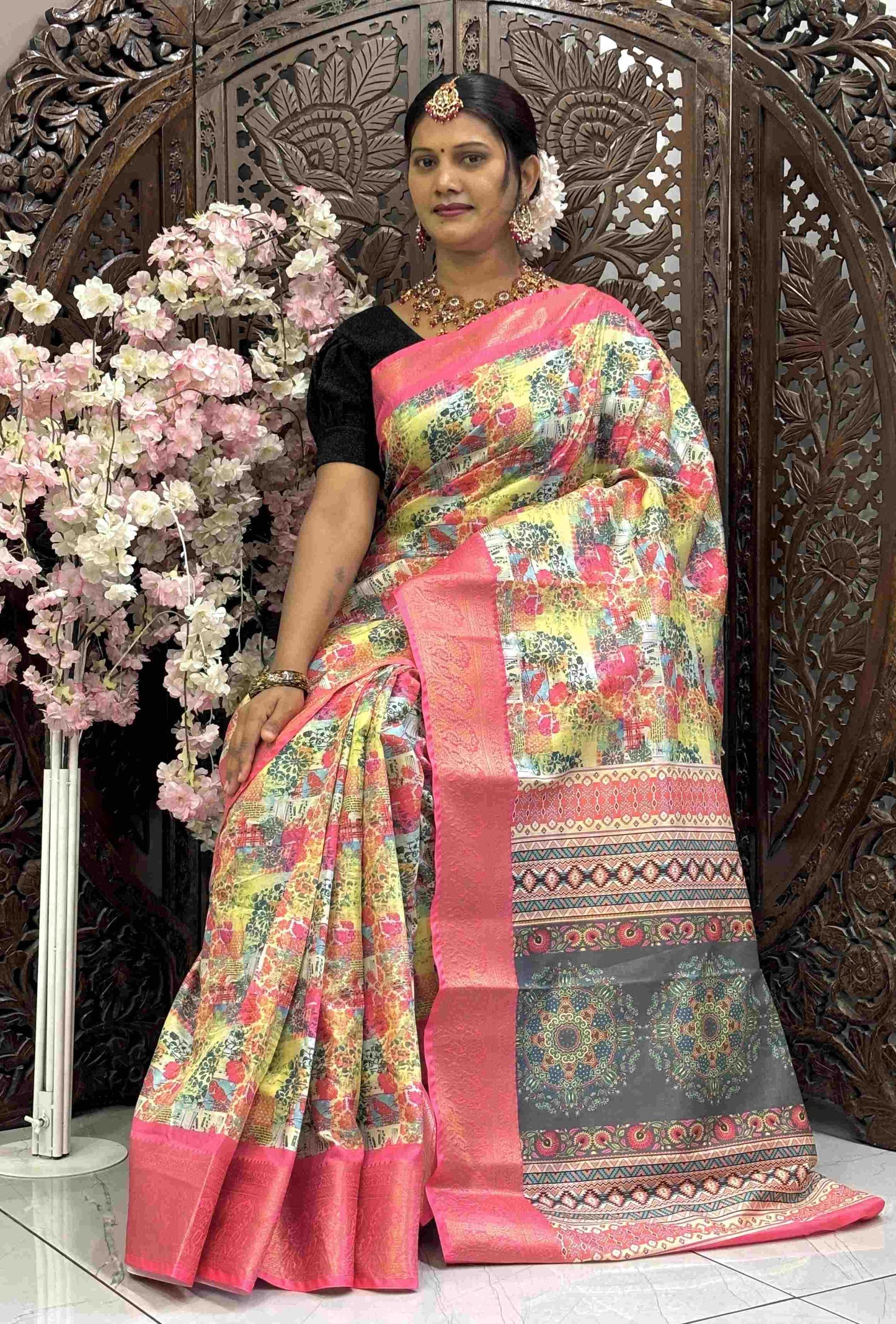 Kanjivaram Silk RIN145 SWARA Silk Sarees Wholesale Dola Silk Sarees Heavy Silk Sarees Kanjeevaram Sarees