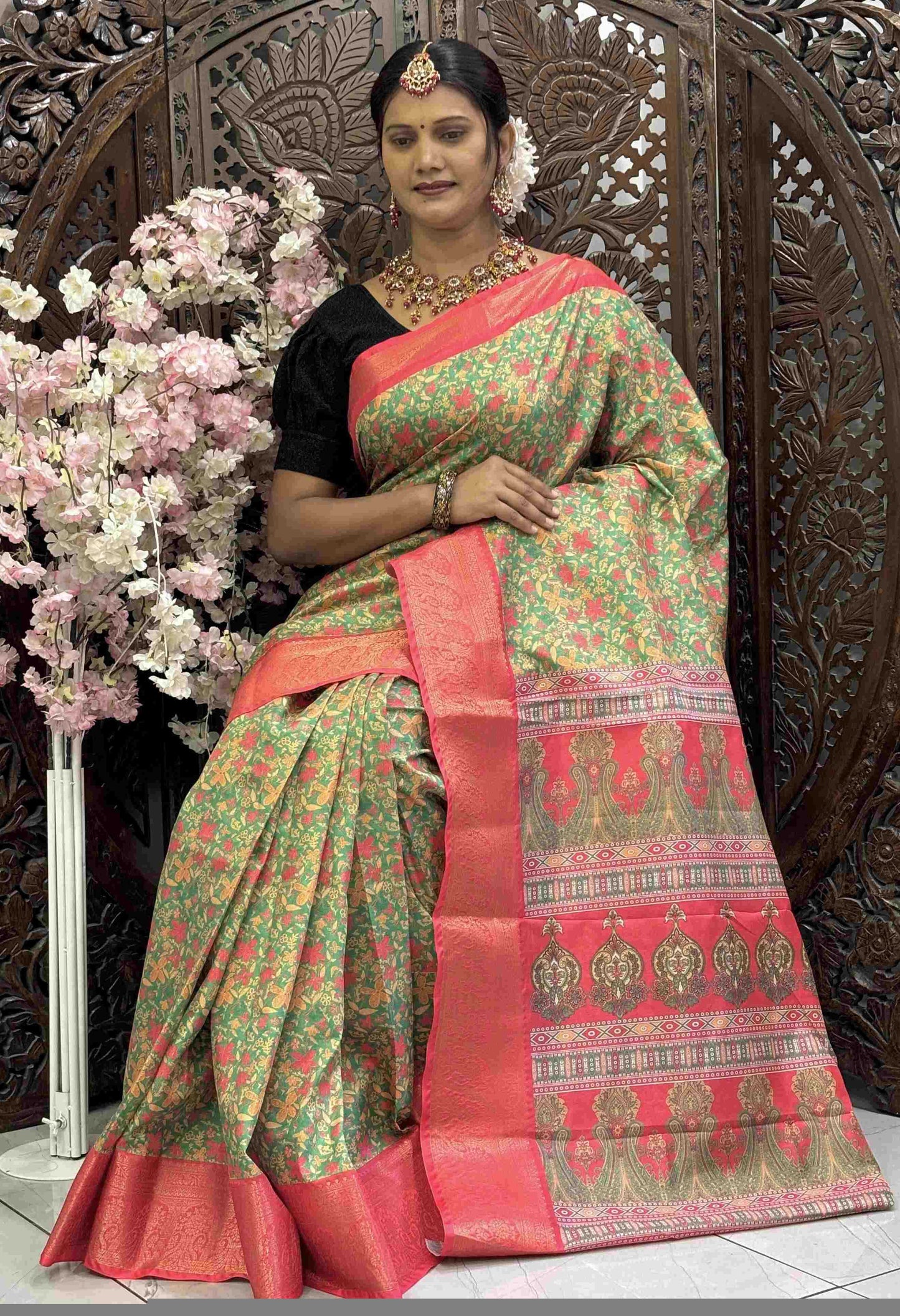 Kanjivaram Silk RIN145 SWARA Silk Sarees Wholesale Dola Silk Sarees Heavy Silk Sarees Kanjeevaram Sarees