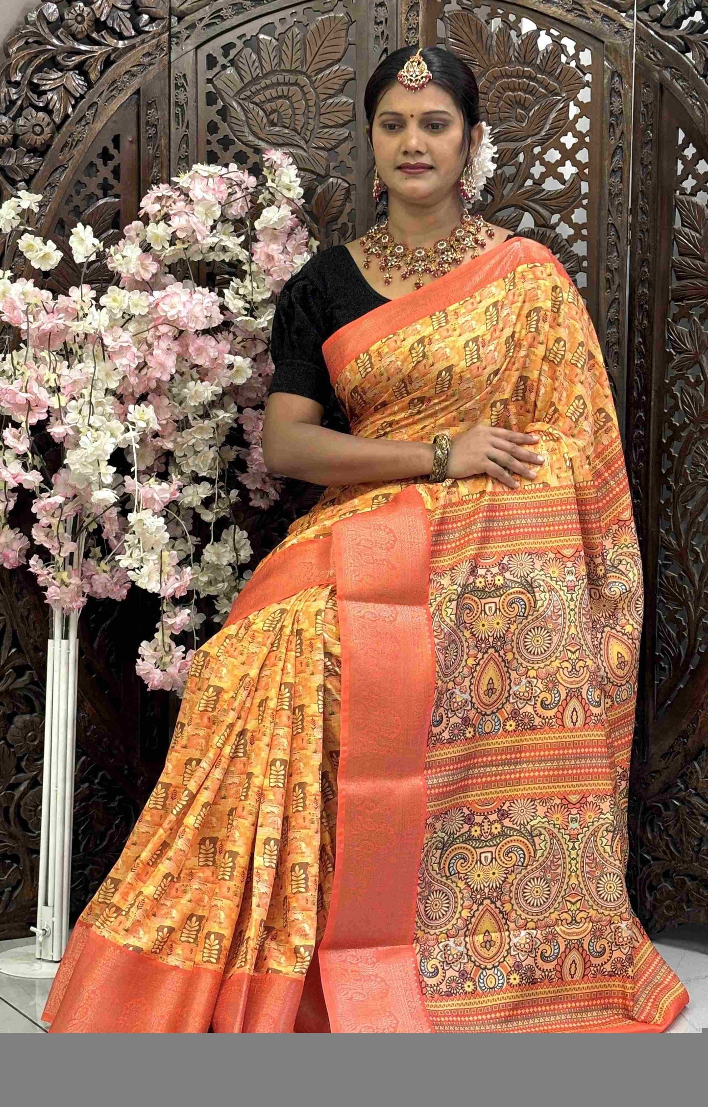 Kanjivaram Silk RIN145 SWARA Silk Sarees Wholesale Dola Silk Sarees Heavy Silk Sarees Kanjeevaram Sarees