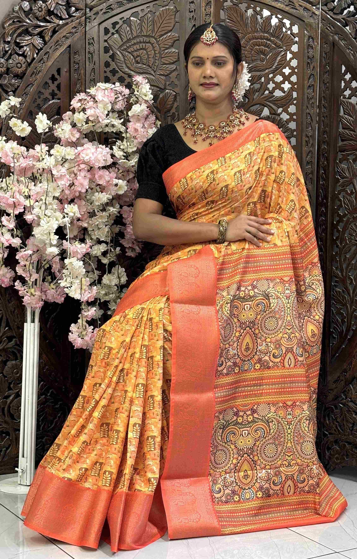 Kanjivaram Silk RIN145 SWARA Silk Sarees Wholesale Dola Silk Sarees Heavy Silk Sarees Kanjeevaram Sarees