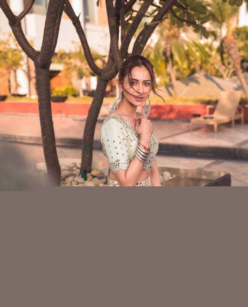 Mulberry RIN213 H5 Lehengas Wedding Collections Bollywood Collections Wholesale Designer Lehenga Wedding Lehenga Rakul Preet