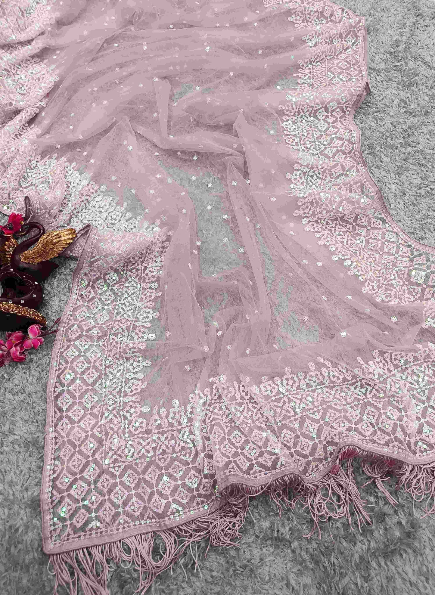 Net RIN151 5335 Sarees Wholesale Designer Sarees Fancy Sarees Net Sarees
