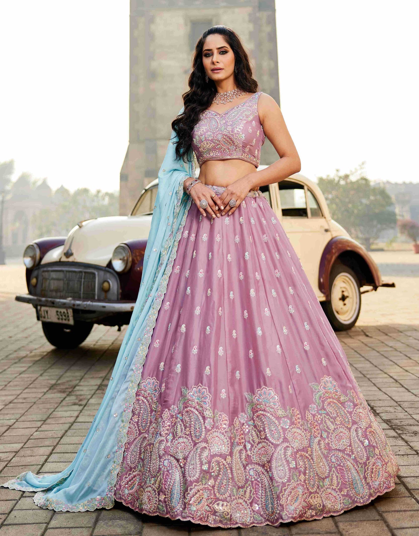 Poly Georgette RIN197 2656 Lehengas Wholesale Designer Lehenga Fancy Lehenga Bridal Lehenga