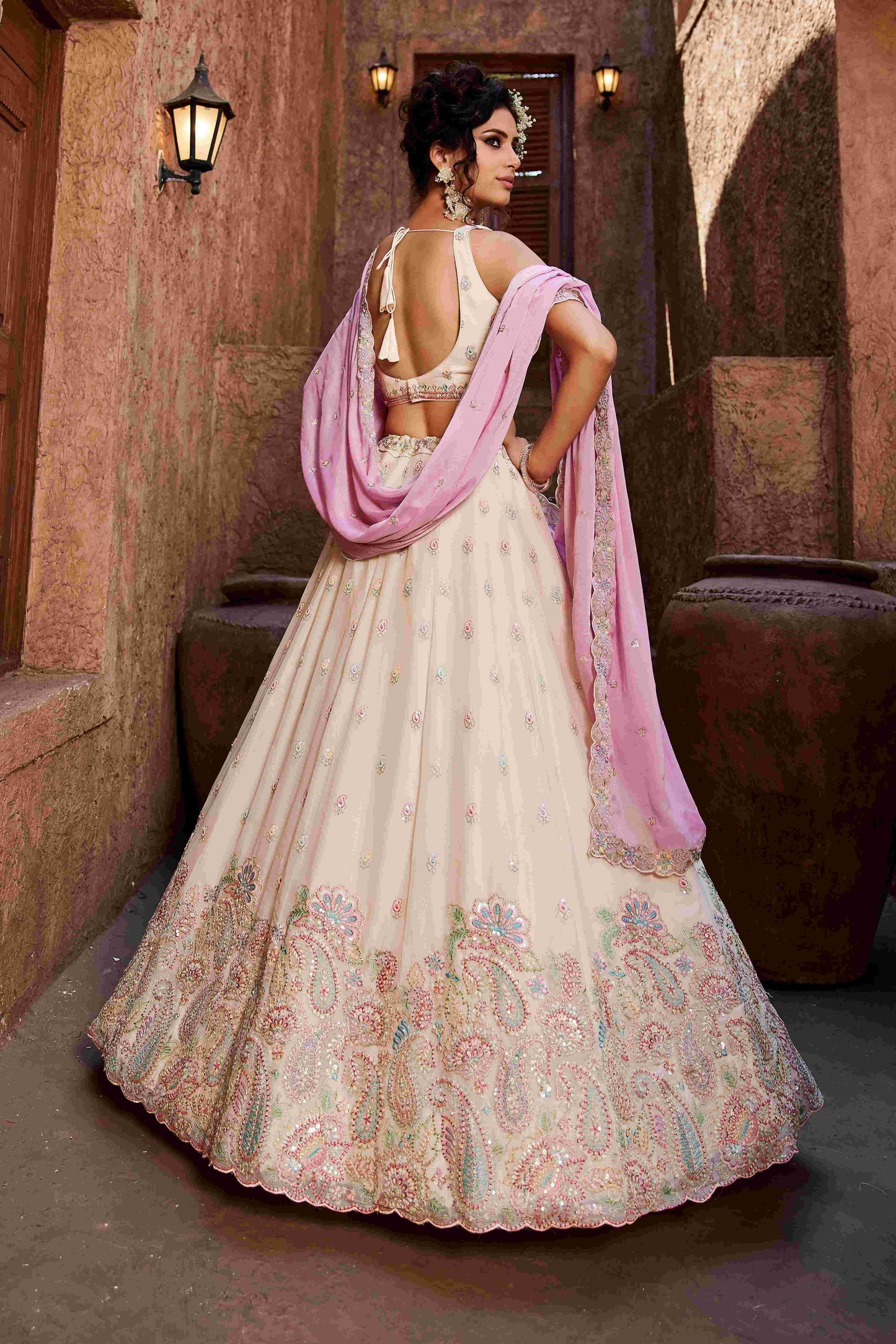 Poly Georgette RIN197 2656 Lehengas Wholesale Designer Lehenga Fancy Lehenga Bridal Lehenga
