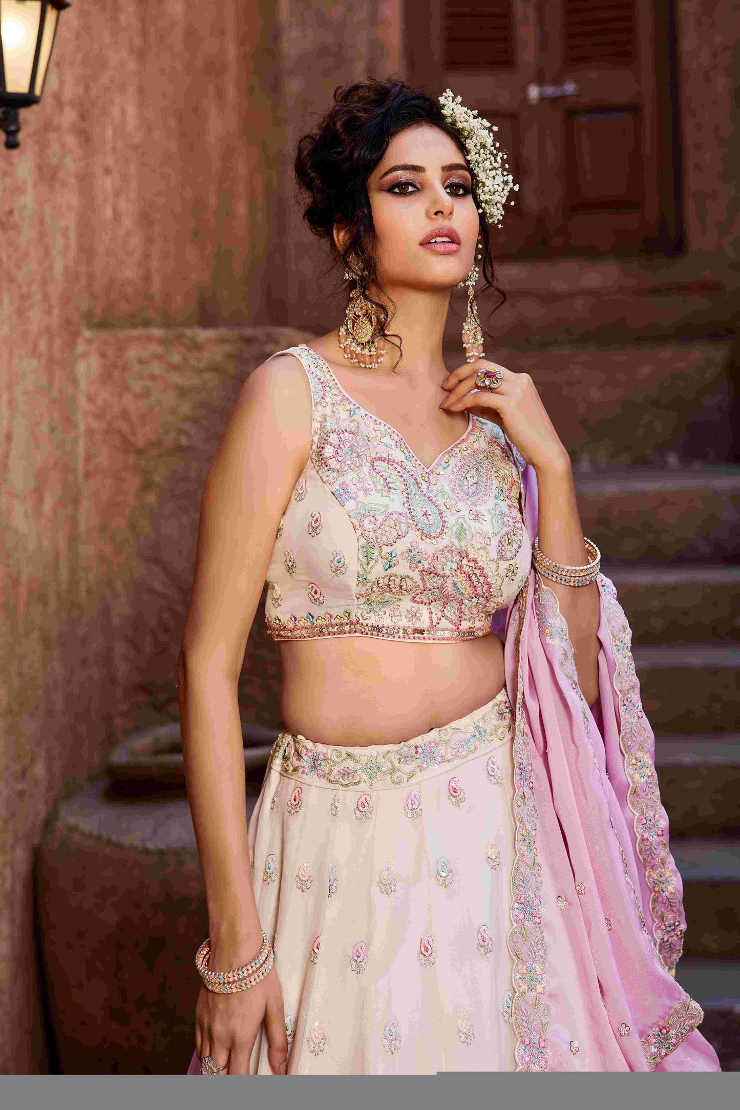 Poly Georgette RIN197 2656 Lehengas Wholesale Designer Lehenga Fancy Lehenga Bridal Lehenga