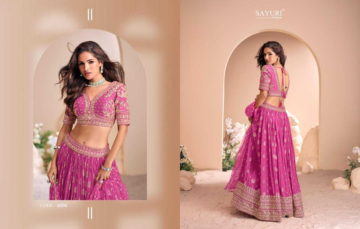 Pure Silk RIN197 2552 Lehengas Wedding Collections Festive Collections Wholesale Designer Lehenga Silk Lehenga Wedding Lehenga