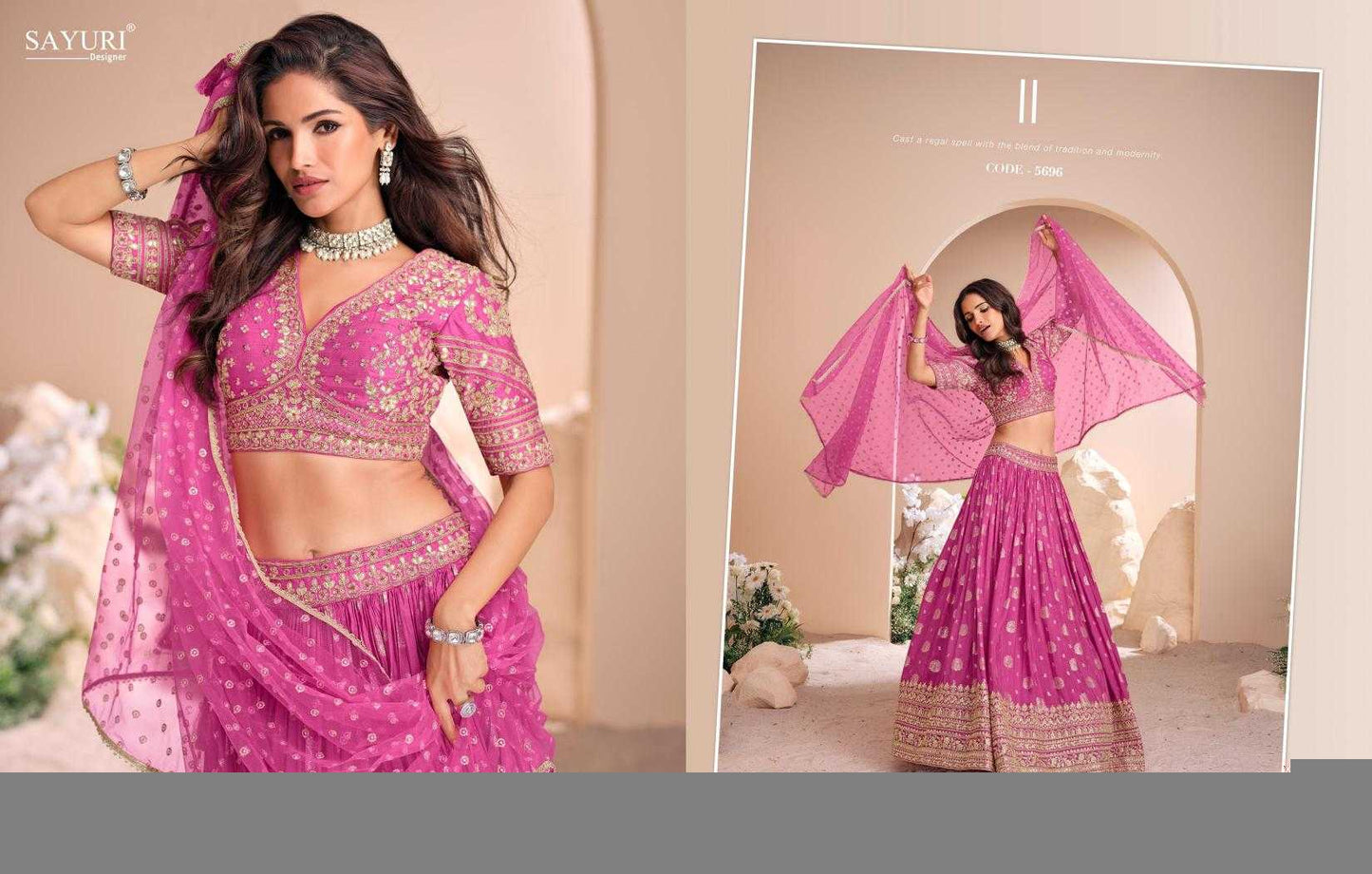 Pure Silk RIN197 2552 Lehengas Wedding Collections Festive Collections Wholesale Designer Lehenga Silk Lehenga Wedding Lehenga
