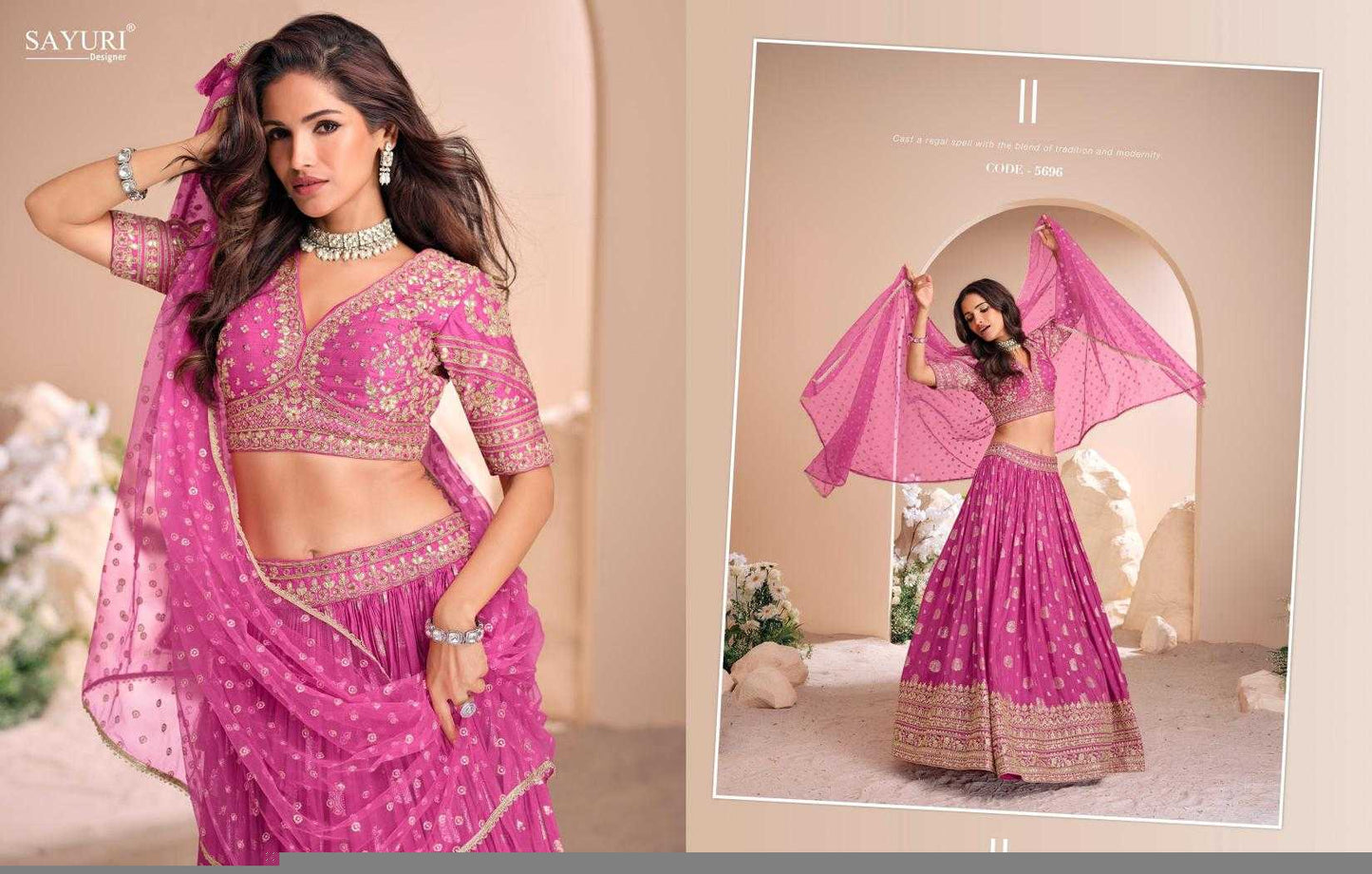Pure Silk RIN197 2552 Lehengas Wedding Collections Festive Collections Wholesale Designer Lehenga Silk Lehenga Wedding Lehenga