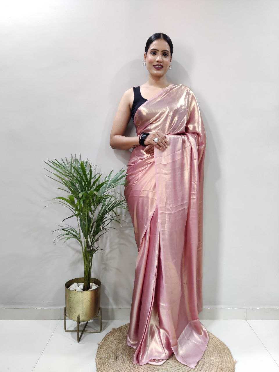 Shimmer silk RIN214 009 Sarees Wholesale Ready To Wear Sarees Silk Sarees