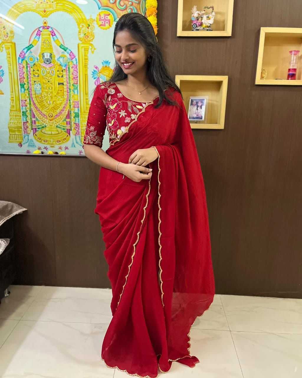 Soft chinon RIN118 228 Sarees Silk Sarees Festive Collections Wholesale Party Wear Sarees Soft Silk Sarees Festival Silk Sarees